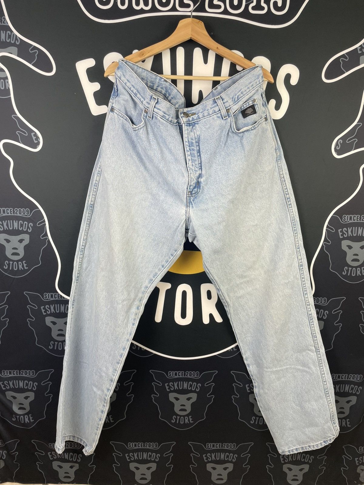 Harley Davidson × Vintage Vintage Harley Davidson Jeans Size US 38 / EU 54 - 2 Thumbnail