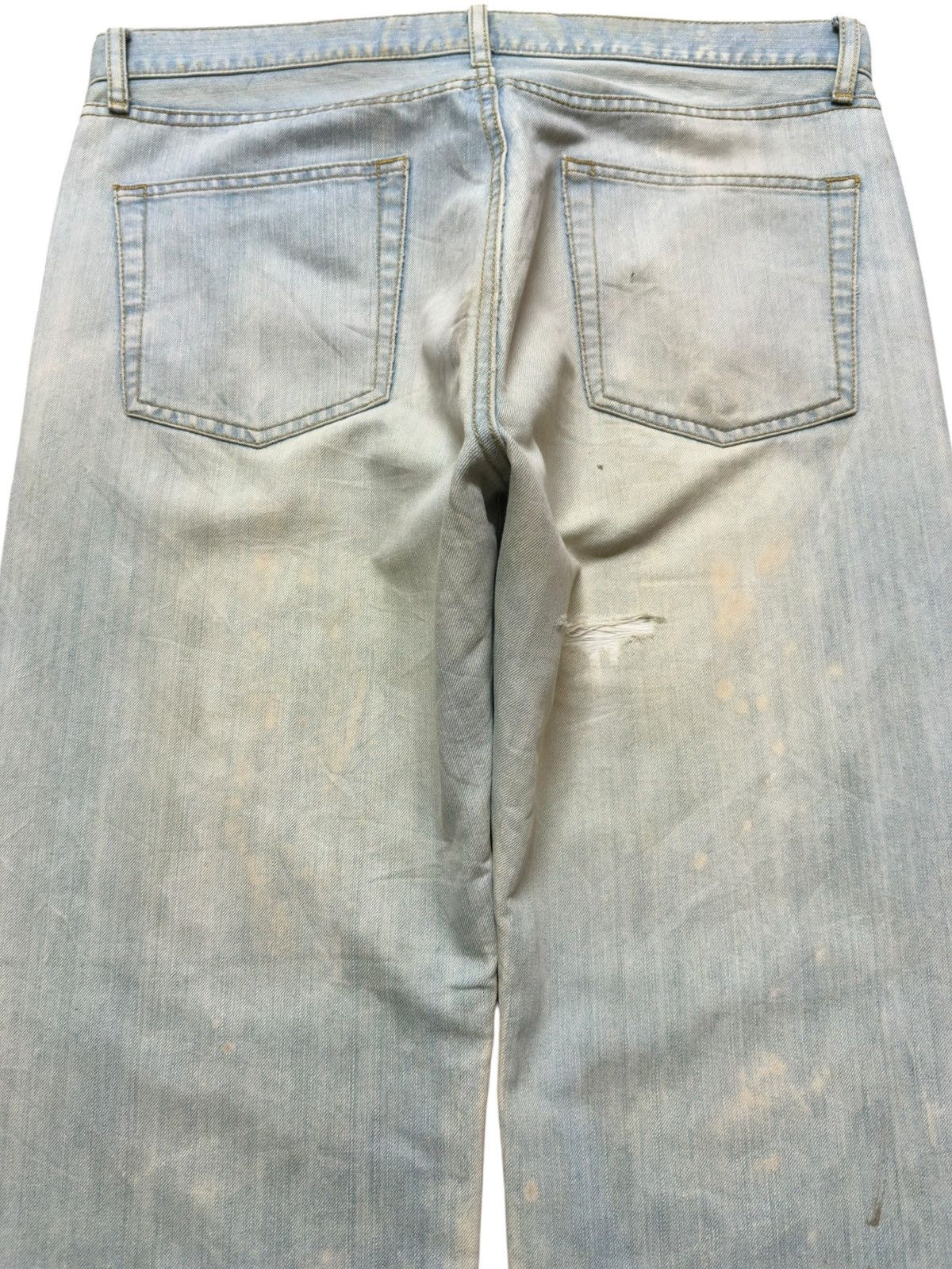 Uniqlo Vintage Uniqlo Faded Mudwash Grunge Denim Size US 35 - 5 Thumbnail
