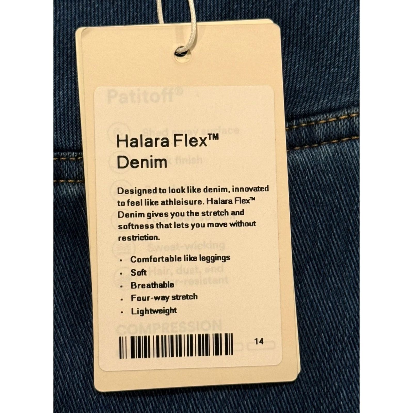 Vintage Halara Jeans Wide-Leg Mid Rise Denim Women M Size Blue Cotton Blend Pockets 30 Inseam Stretch NWT Size 32" / US 10 / IT 46 - 4 Thumbnail