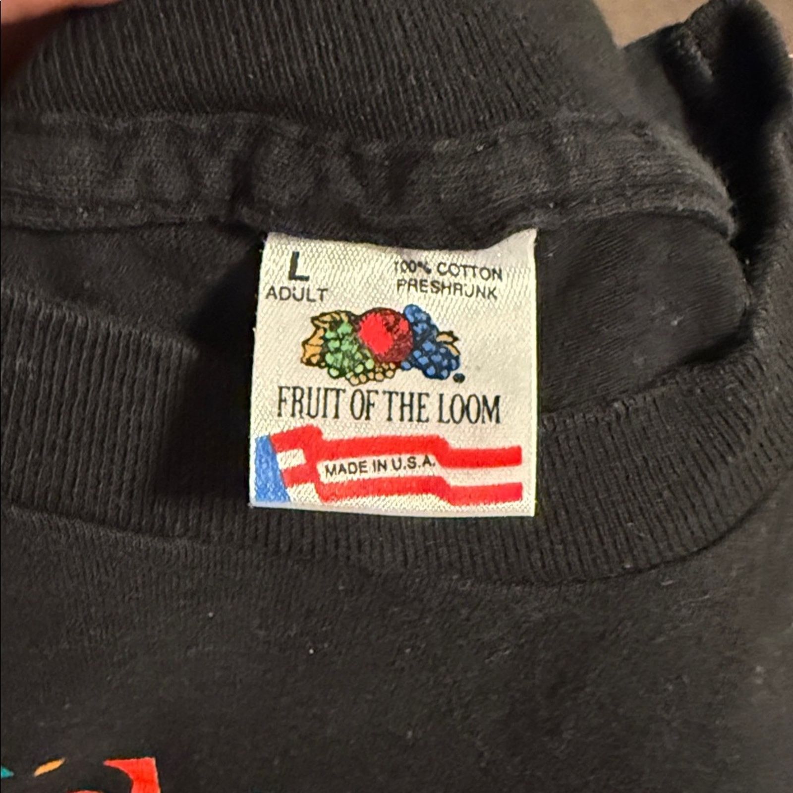 Fruit Of The Loom VINTAGE 90s ‘Middle Age is All the Rage’ Tee L Size US L / EU 52-54 / 3 - 2 Thumbnail