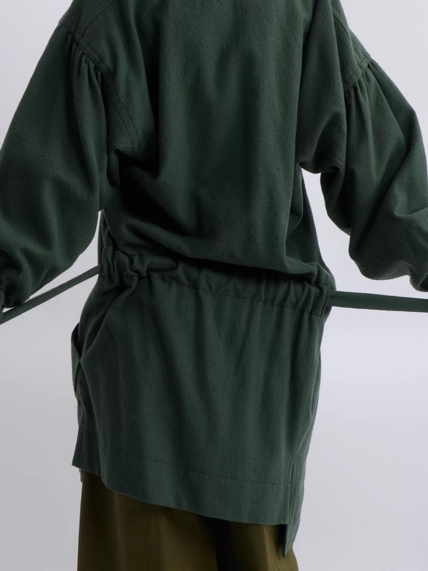 Vivienne Westwood VIVIENNE WESTWOOD 90s RL Dark Green Wool Belted Jacket Size XS / US 0-2 / IT 36-38 - 7 Thumbnail