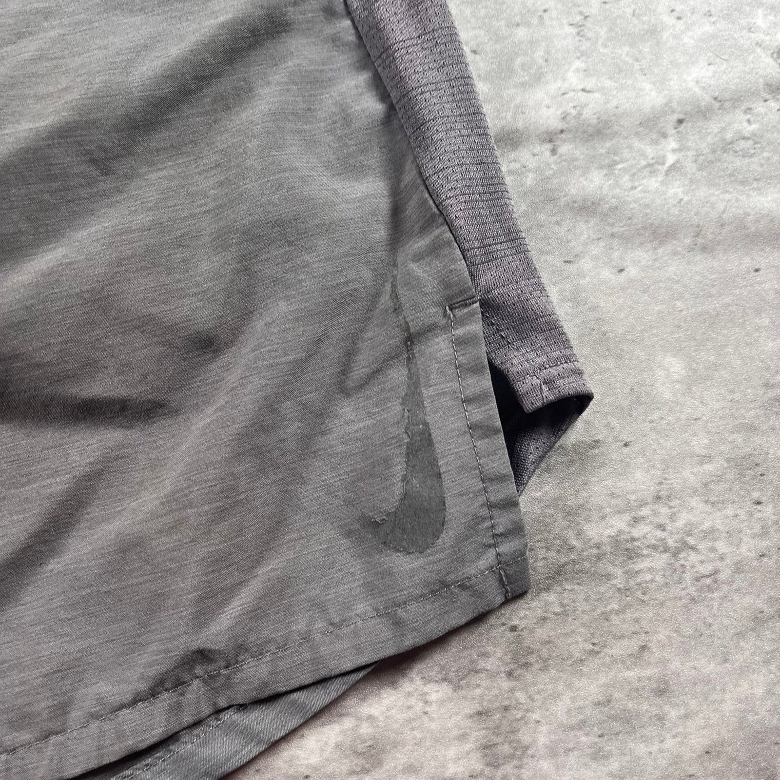 Nike Gray Nike running shorts Size 32 - 2 Thumbnail