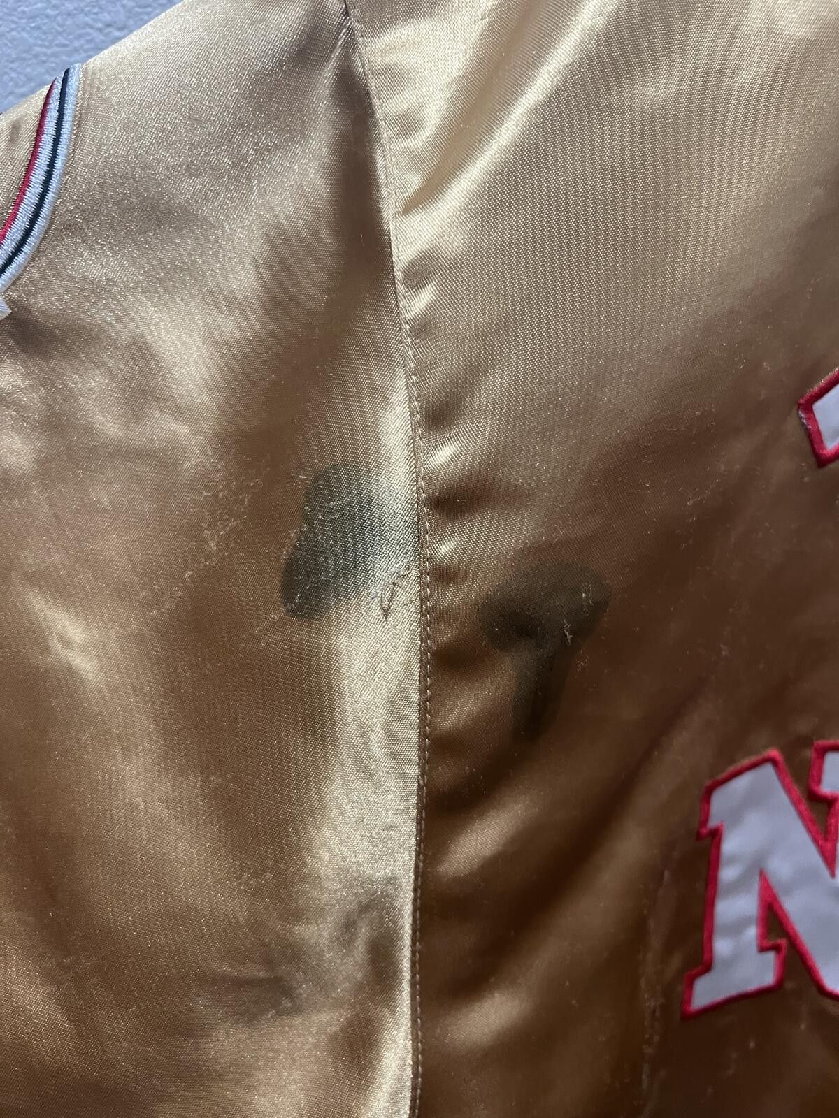 NFL 90s/00s 49ers Gold Satin Jacket Size US XL / EU 56 / 4 - 8 Thumbnail