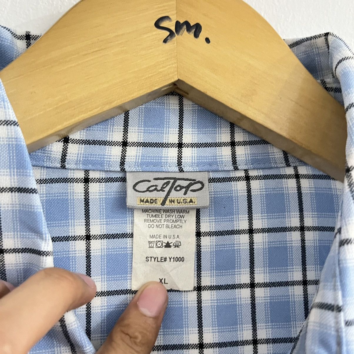 Other Caltop Plaid Shirt Size US XL / EU 56 / 4 - 3 Thumbnail