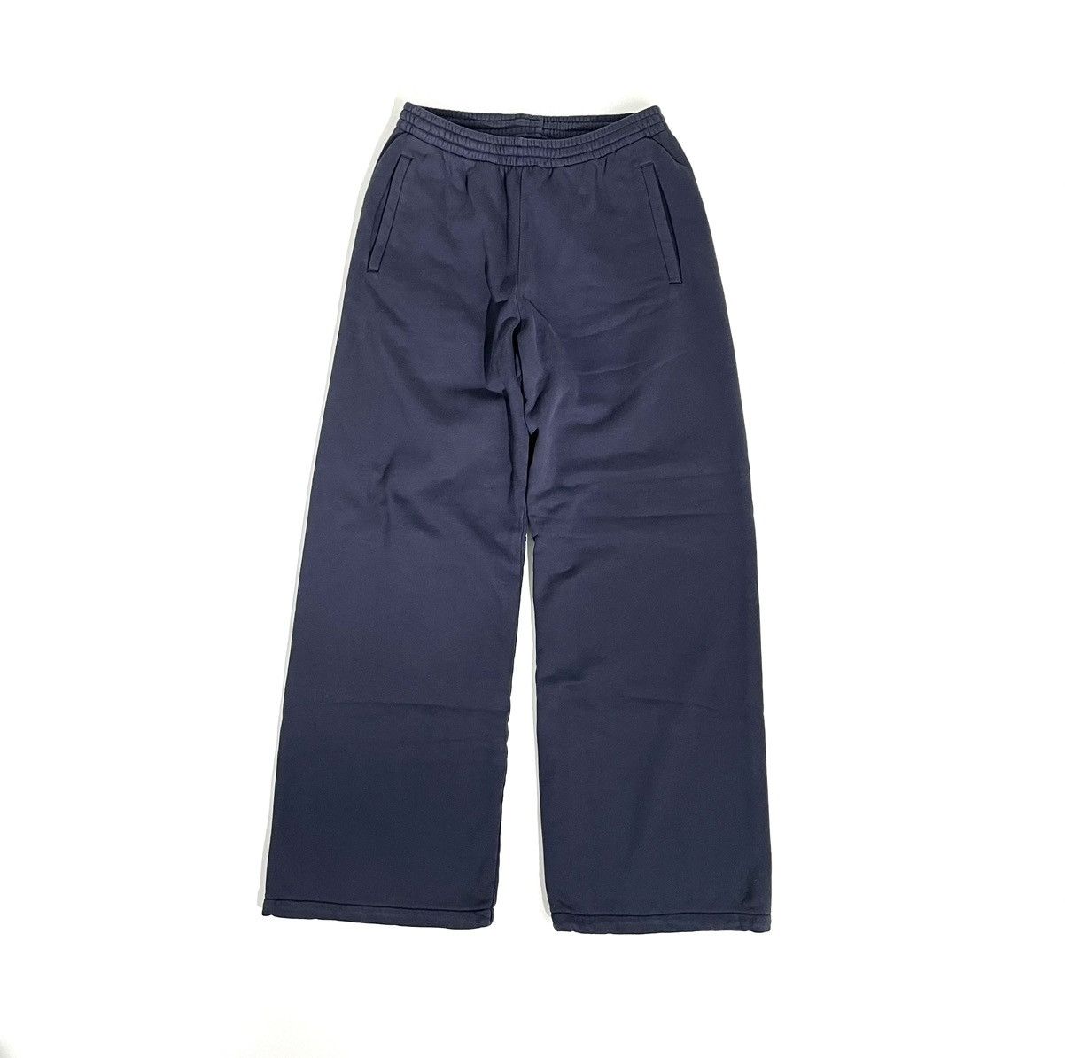 Pre-owned Balenciaga X Gap Yeezy Gap Unreleased Wide Flare Pants In Blue