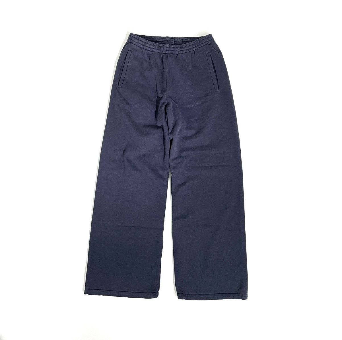 image of Balenciaga x Gap Yeezy Gap Pants Unreleased Wide Flare in Blue, Men's (Size 32)