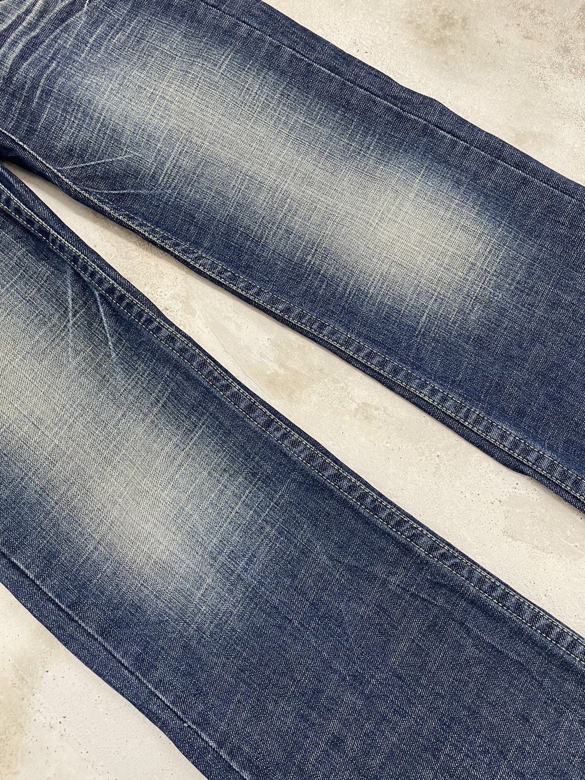 Red Pepper Heavy Stich Whisker Studded Flare Denim