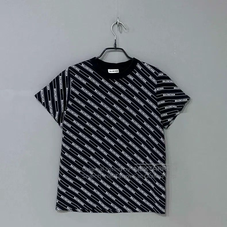 Balenciaga Balenciaga Camo Print Logo Short Sleeve Size US M / EU 48-50 / 2 - 1 Thumbnail