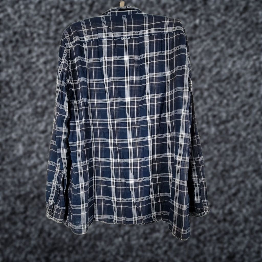 Vince Vince Mens Blue Plaid Long Sleeve Button-Up Shirt XL Casual Cotton Lightweight Shirt Mens Blue Plaid Long Sleeve Button-Up XL Cotton Lightweight Size US XL / EU 56 / 4 - 1 Thumbnail