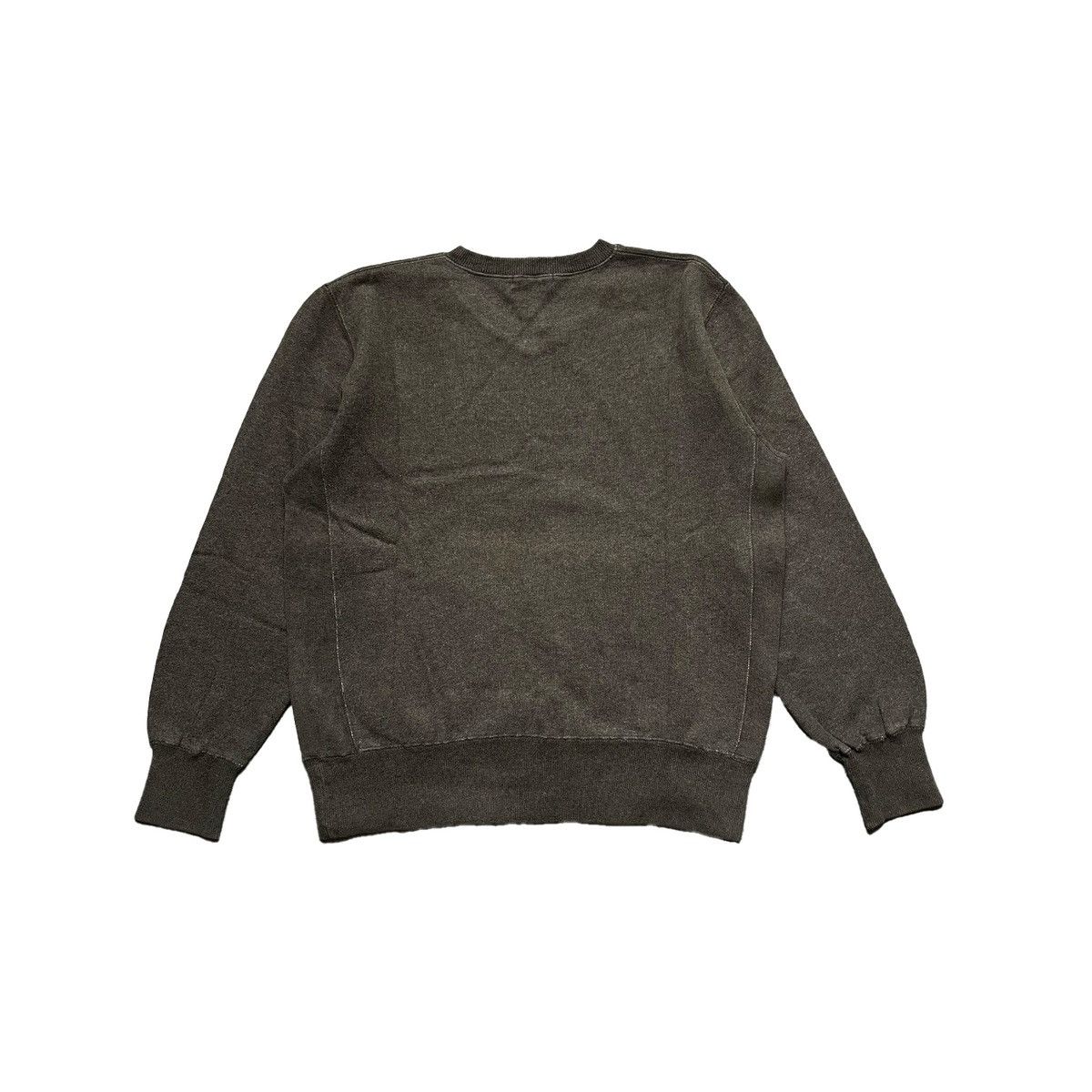 Japanese Brand Newspaper Graphic V-Neck Sweatshirt Size US M / EU 48-50 / 2 - 2 Thumbnail