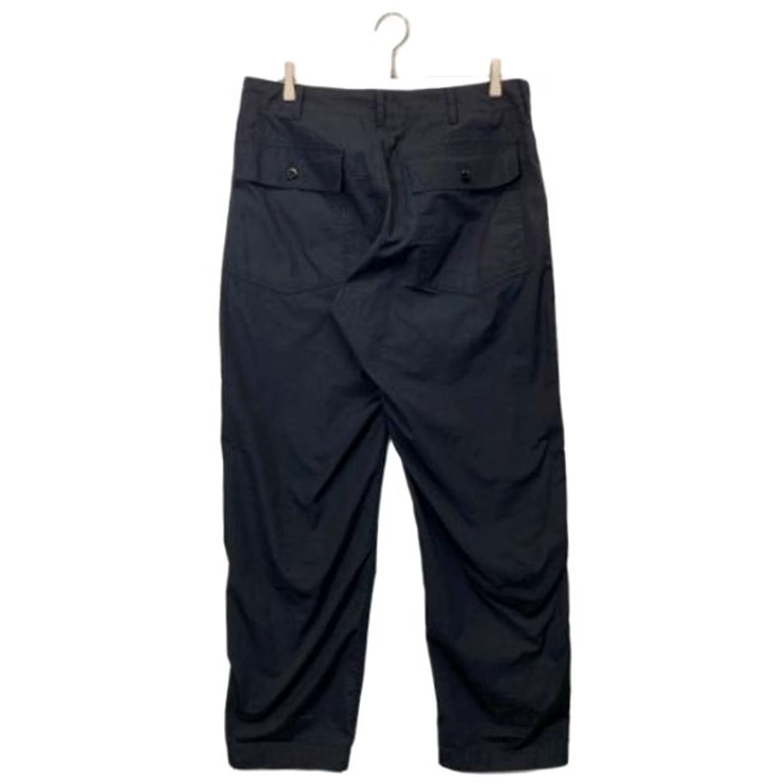 Engineered Garments ENGINEERED GARMENTS BAKER PANTS FATIGUE TROUSERS MEN NAVY POLYESTER SIZE M USED Size US 31 - 2 Thumbnail