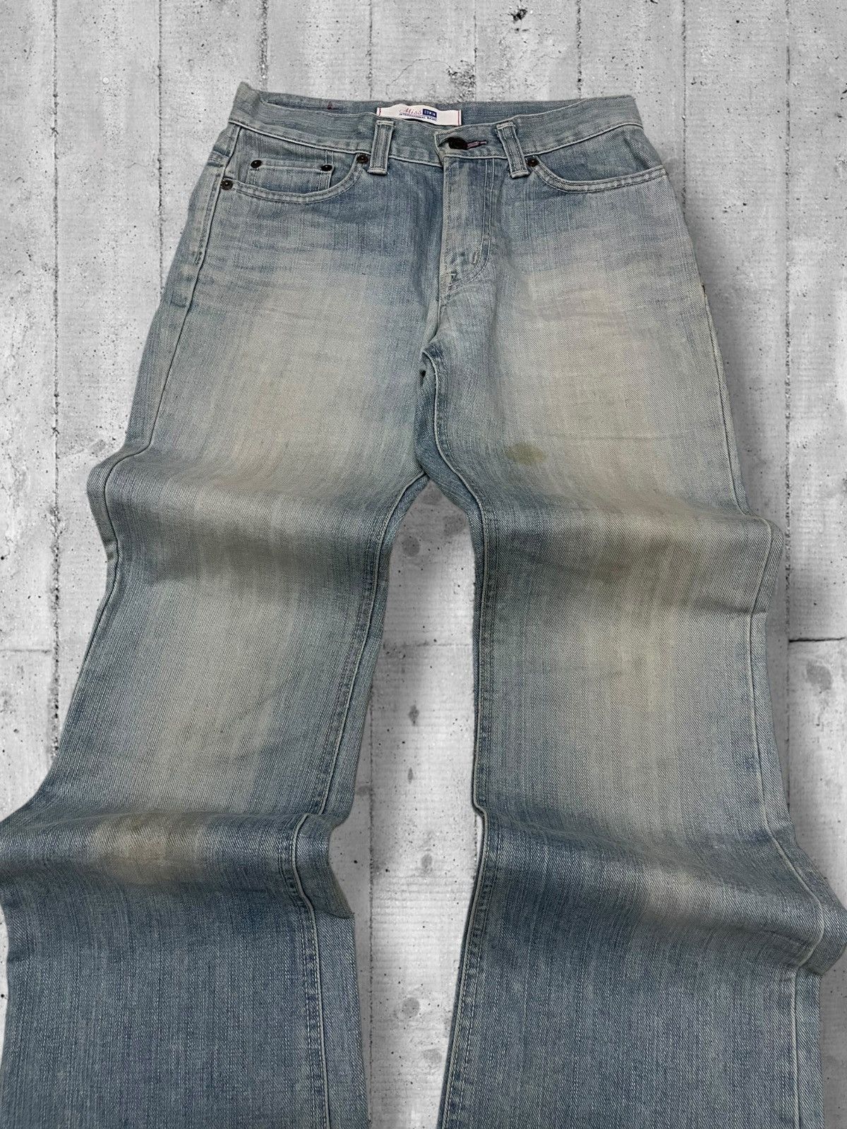Designer × Edwin × Vintage Vintage 1990s Japan Designer Edwin Small Flared Blue Denim Size US 28 / EU 44 - 4 Thumbnail