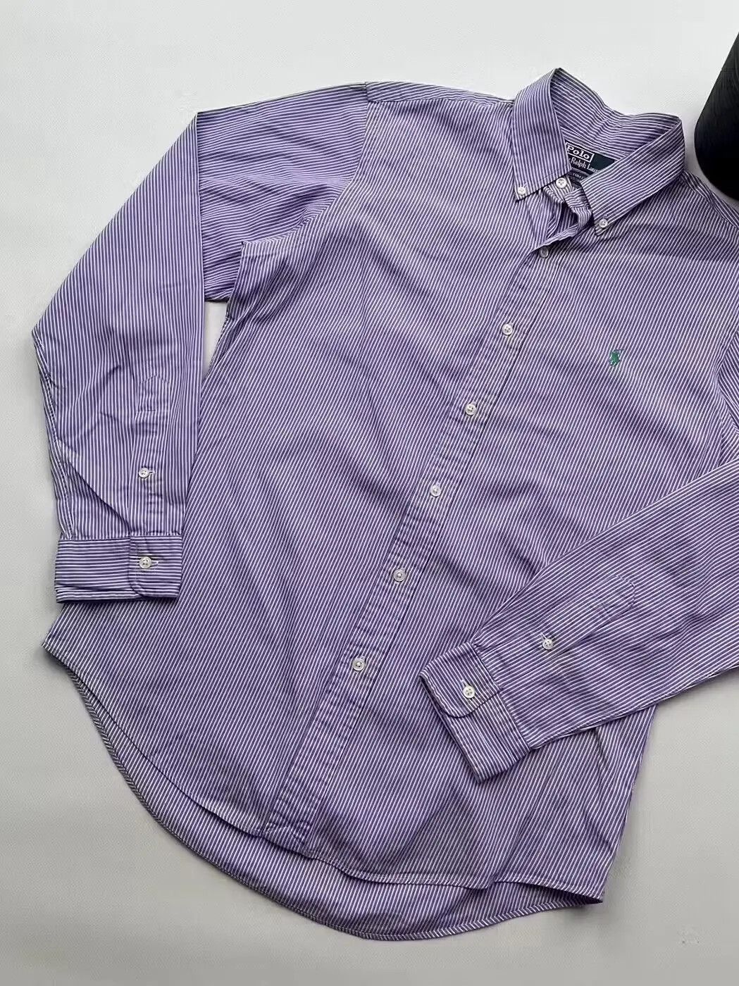 Polo Ralph Lauren Polo Ralph Lauren Vintage Striped Shirt Long Sleeve (494) Size US M / EU 48-50 / 2 - 2 Thumbnail