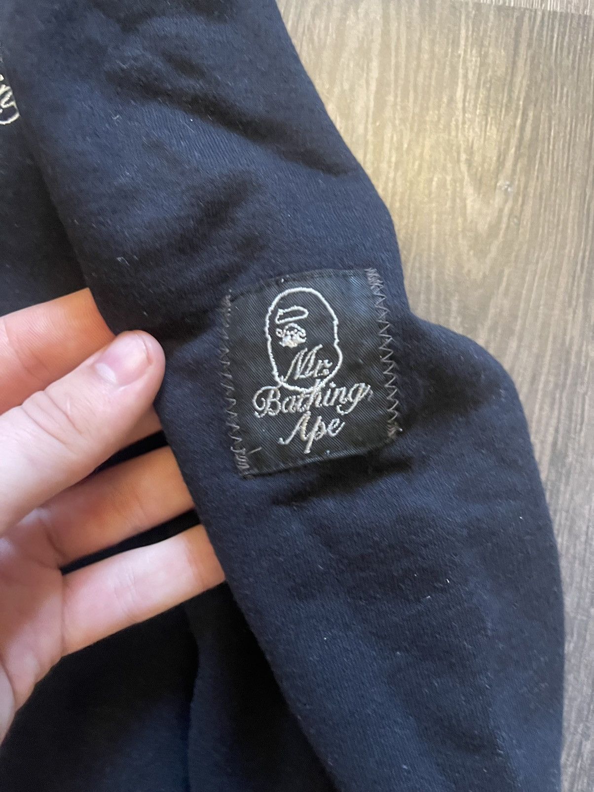 Bape Mr. Bathing Ape Black Cardigan – Men’s size L Size US L / EU 52-54 / 3 - 6 Thumbnail