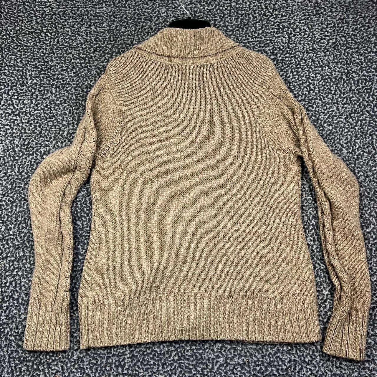 St. Johns Bay St Johns Bay Cardigan Sweater XL Cable Knit Full Snap Jacket Size XL / US 12-14 / IT 48-50 - 2 Thumbnail
