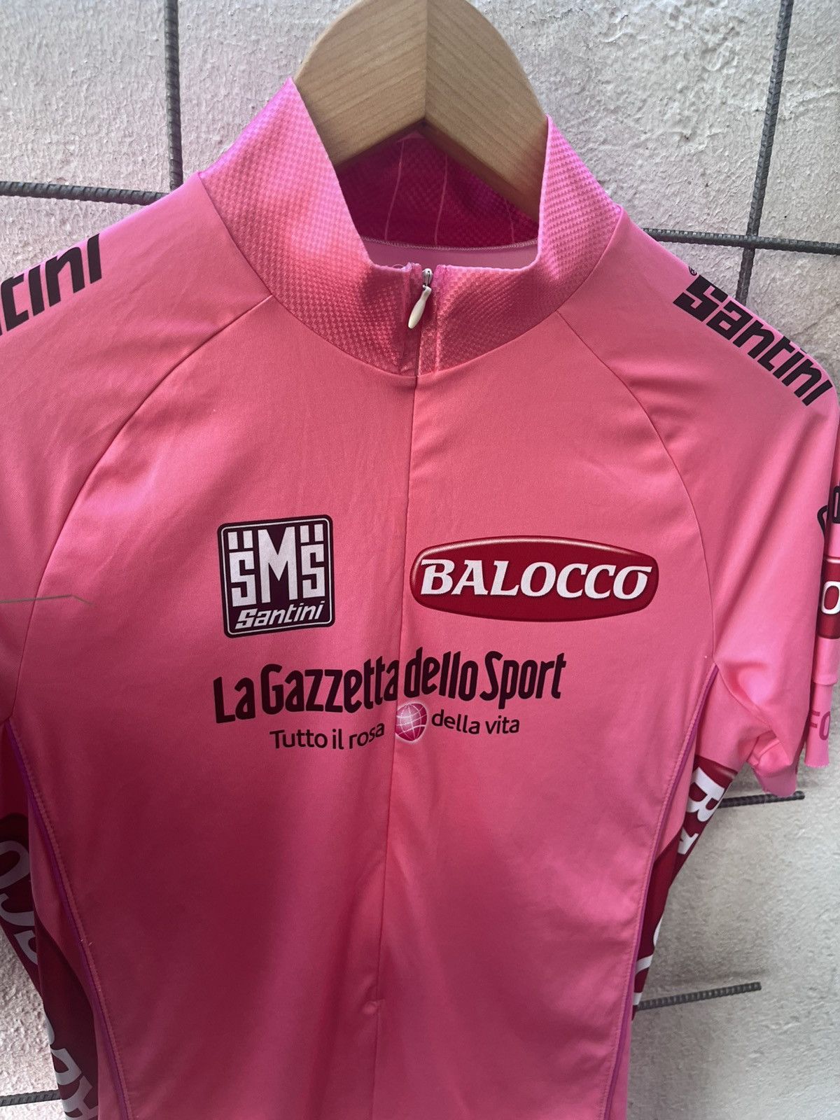 Other SMS Santini Vintage Cycling Racing Jersey Giro d‘Italia Size US L / EU 52-54 / 3 - 6 Thumbnail