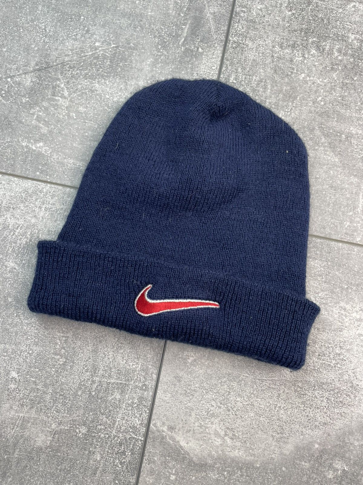 Nike × Vintage Nike Vintage Beanie Hat Size ONE SIZE - 2 Thumbnail