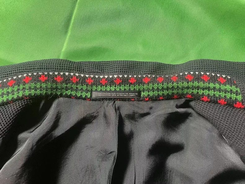 Yohji Yamamoto Yohji Yamamoto size s Floral knit collar suit at the 1995 s Size 36S - 3 Thumbnail