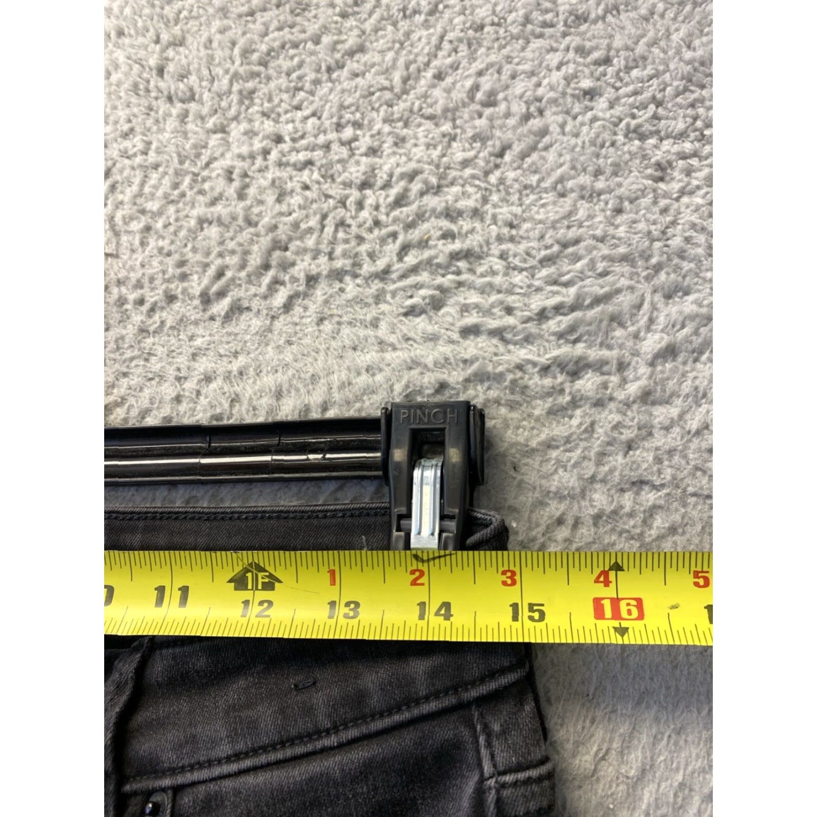 Abercrombie & Fitch VINTAGE Abercrombie & Fitch Denim Jeans Women's 8 Slim Skinny 30x29 Faded Black 90s Grunge Hipster Retro Mens? Size 30" / US 8 / IT 44 - 5 Thumbnail