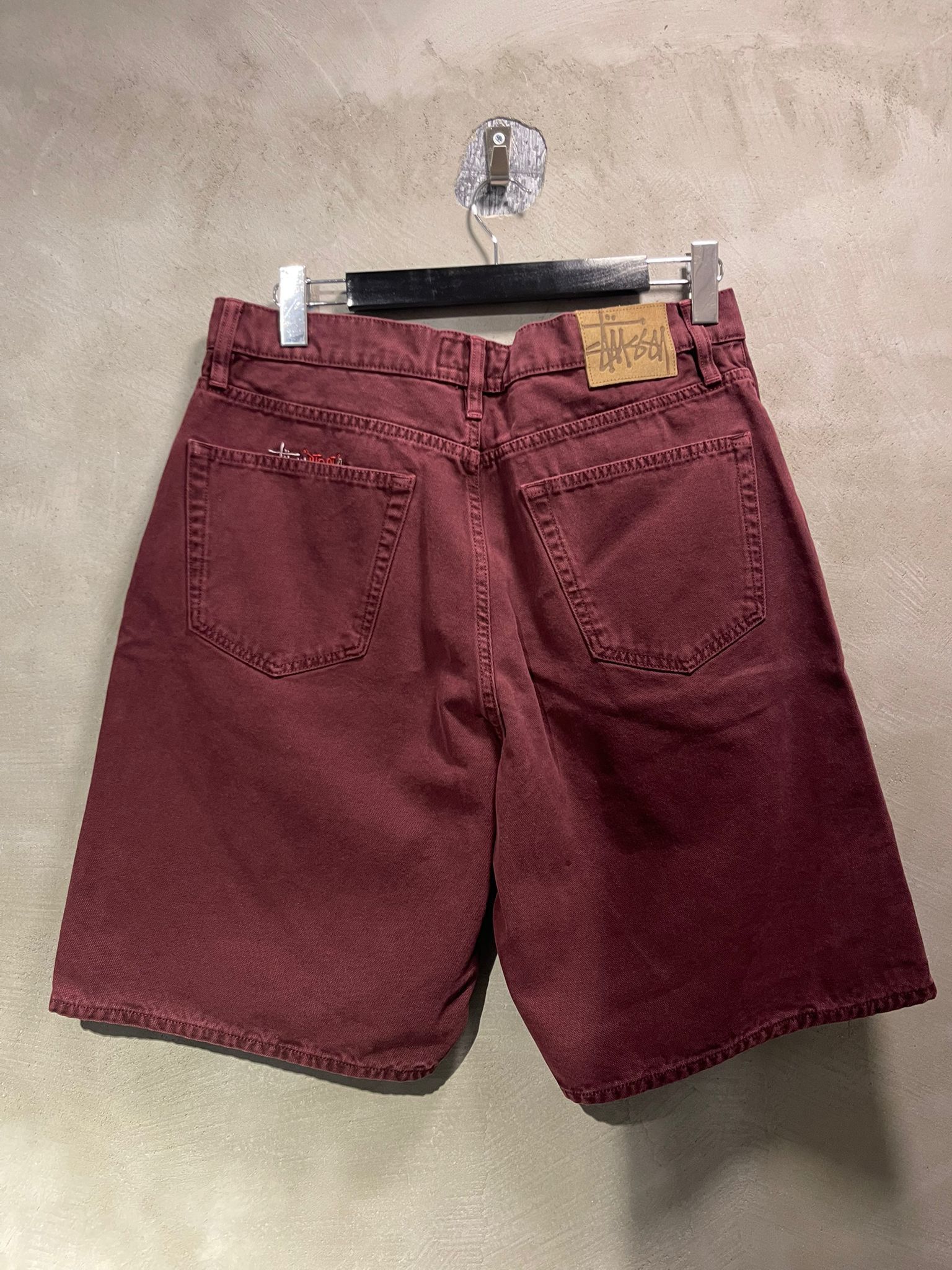 Stussy Stussy Big Ol Jean Shorts Red Size US 32 / EU 48 - 2 Thumbnail