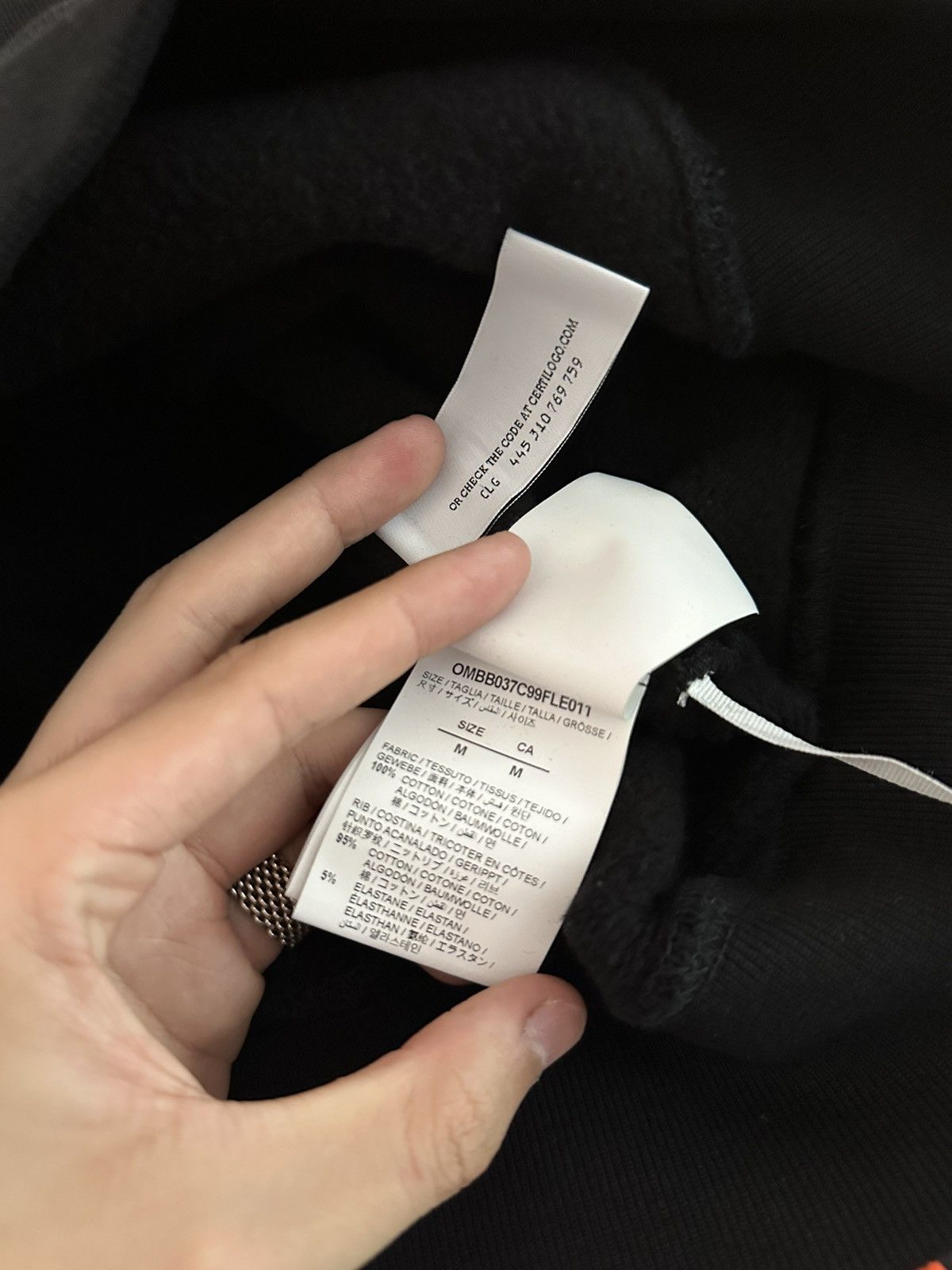 Off-White Off White Caravaggio Narcisso Hoodie Size US M / EU 48-50 / 2 - 9 Thumbnail