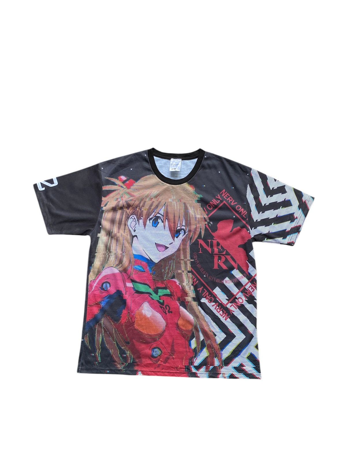 Anime × Japanese Brand Vintage Anime Japan Nerv Evangelion Fullprint Shirt Size US L / EU 52-54 / 3 - 1 Thumbnail