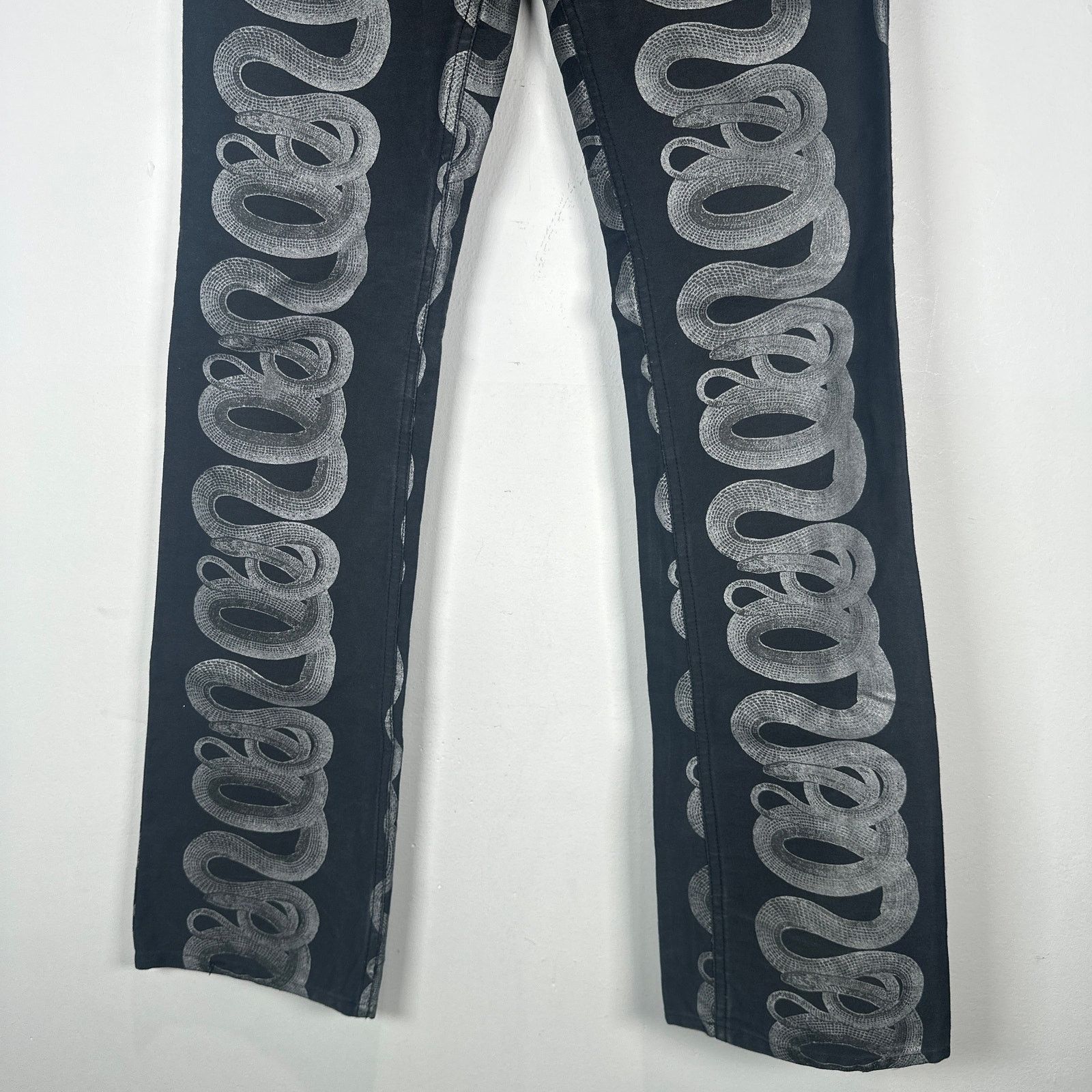 Hysteric Glamour Hysteric Glamour Snake Denim Jeans Size 27 Size US 27 - 3 Thumbnail