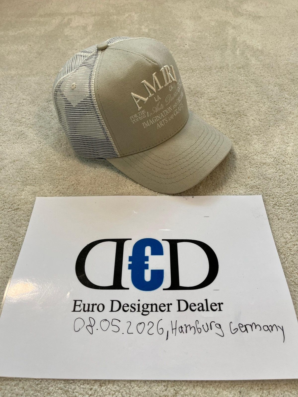 Amiri 💠Amiri💠 Arts trucker hat Size ONE SIZE - 4 Thumbnail