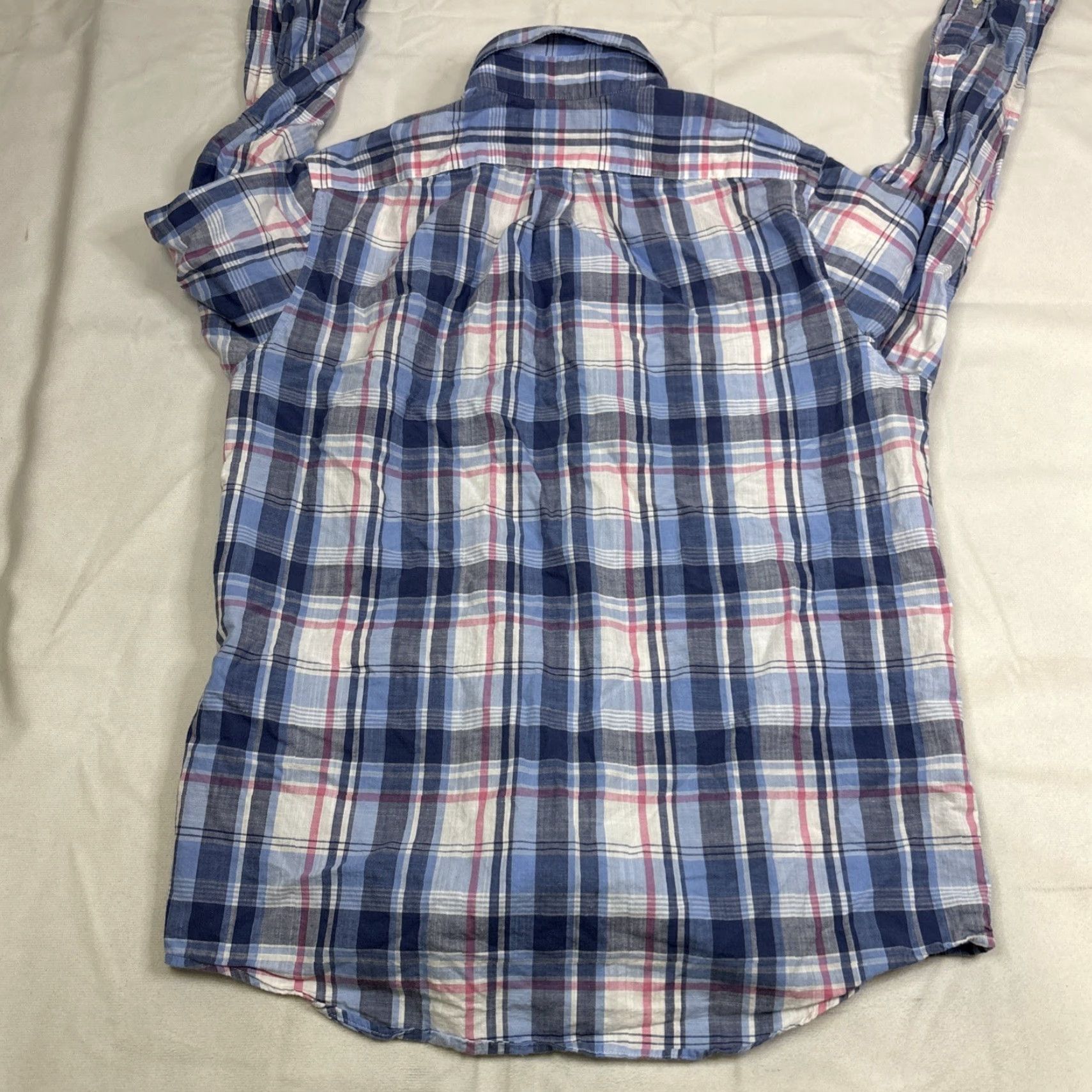 Vineyard Vines Vineyard Vines Button Down Shirt Men’s Medium Slim Fit Whale Plaid Long Sleeve Size US M / EU 48-50 / 2 - 4 Thumbnail