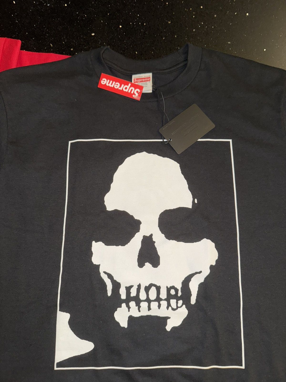 Number (N)ine × Supreme Supreme Number Nine Manson Tee Black