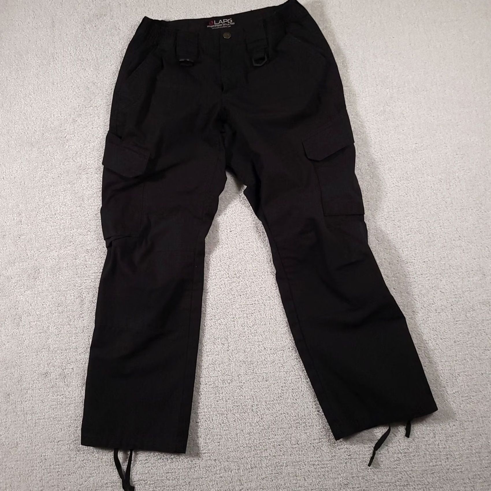Vintage LAPG Pants Women's 6 Short Black Stretch Ops Tactical Fade Resistant Police Pants Shirt? Size 27" / US 4 / IT 40 - 2 Thumbnail