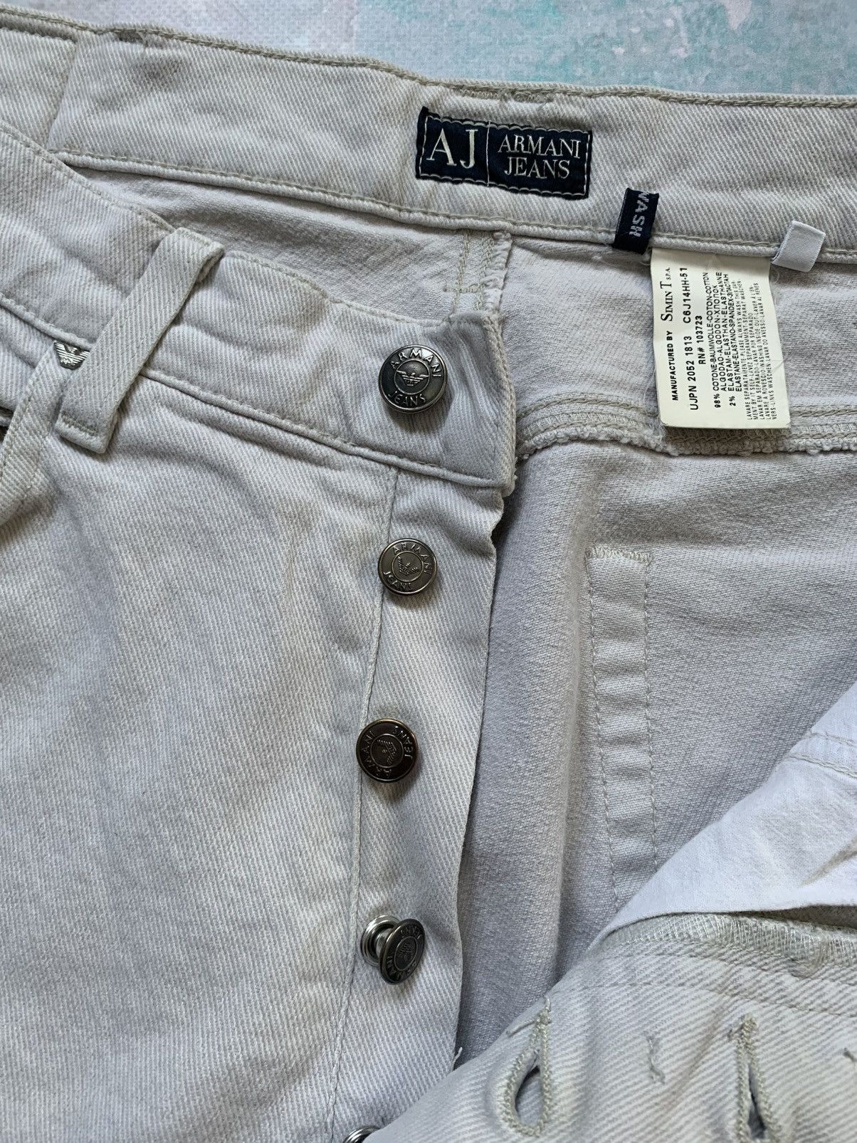 Armani Armani Jeans Y2K Eco-Wash Casual Denim Pants Hype 2000s Size US 34 / EU 50 - 5 Thumbnail