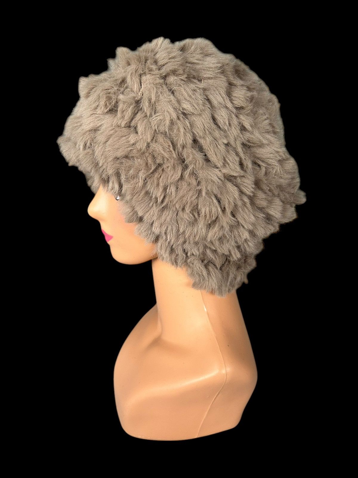 Hysteric Glamour × Japanese Brand Japanese Style Fur Big Beanie Hats ☠️☠️🎌 Size ONE SIZE - 2 Thumbnail