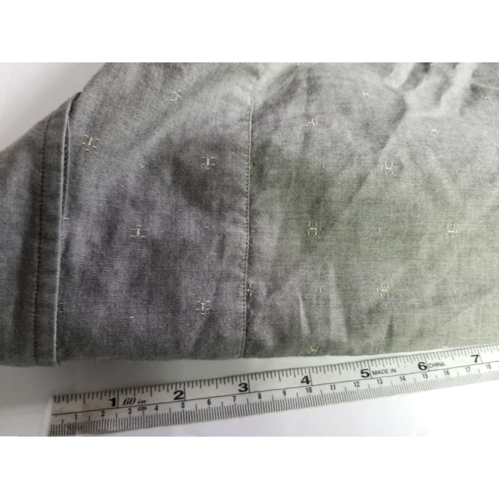 John Varvatos John Varvatos Shirt Mens Large Button-Up Gray Dress Casual Long Sleeve Old? Size US L / EU 52-54 / 3 - 5 Thumbnail