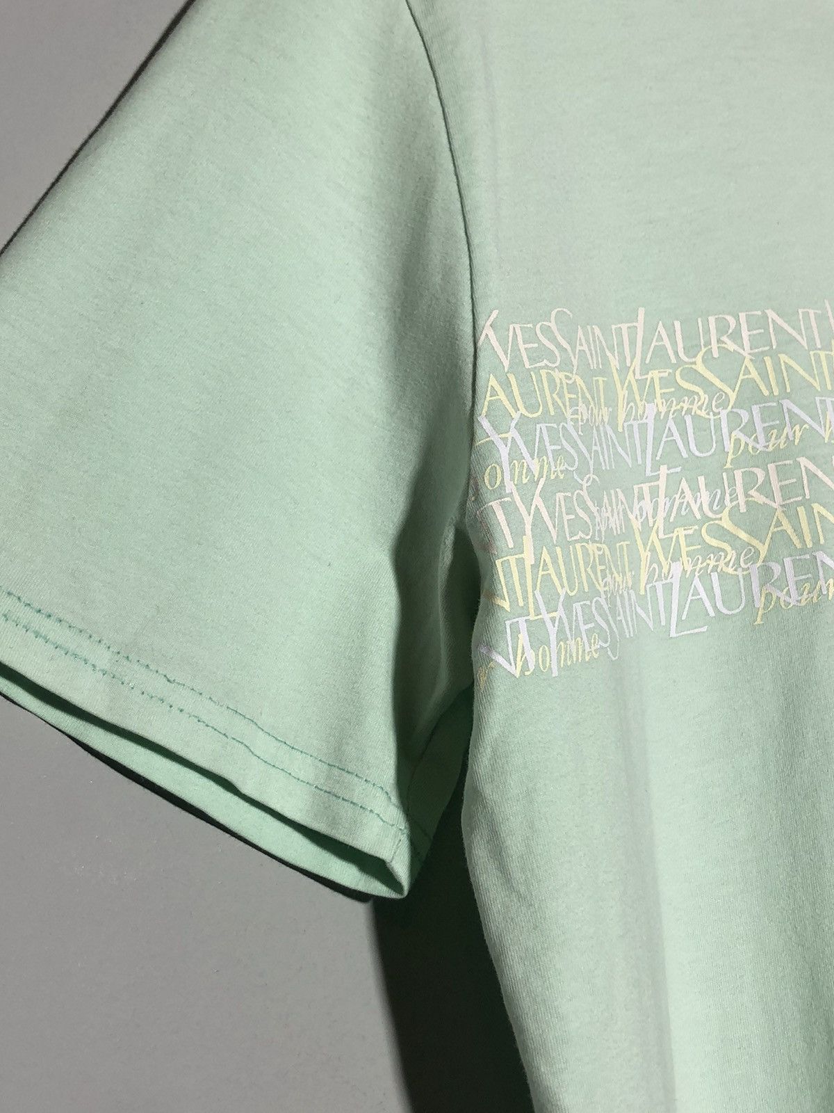 Vintage × Yves Saint Laurent Vintage Yves Saint Laurent Y2k Streetwear Style T-shirt Size US S / EU 44-46 / 1 - 4 Thumbnail