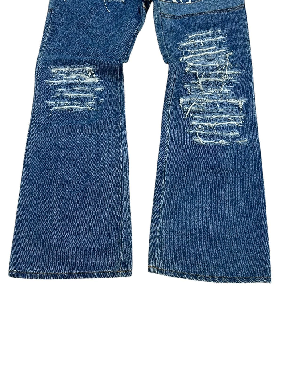 Hysteric Glamour 80s Flare Retro Pop Japan Jean Distressed Huggy Star Style Size US 28 / EU 44 - 4 Thumbnail