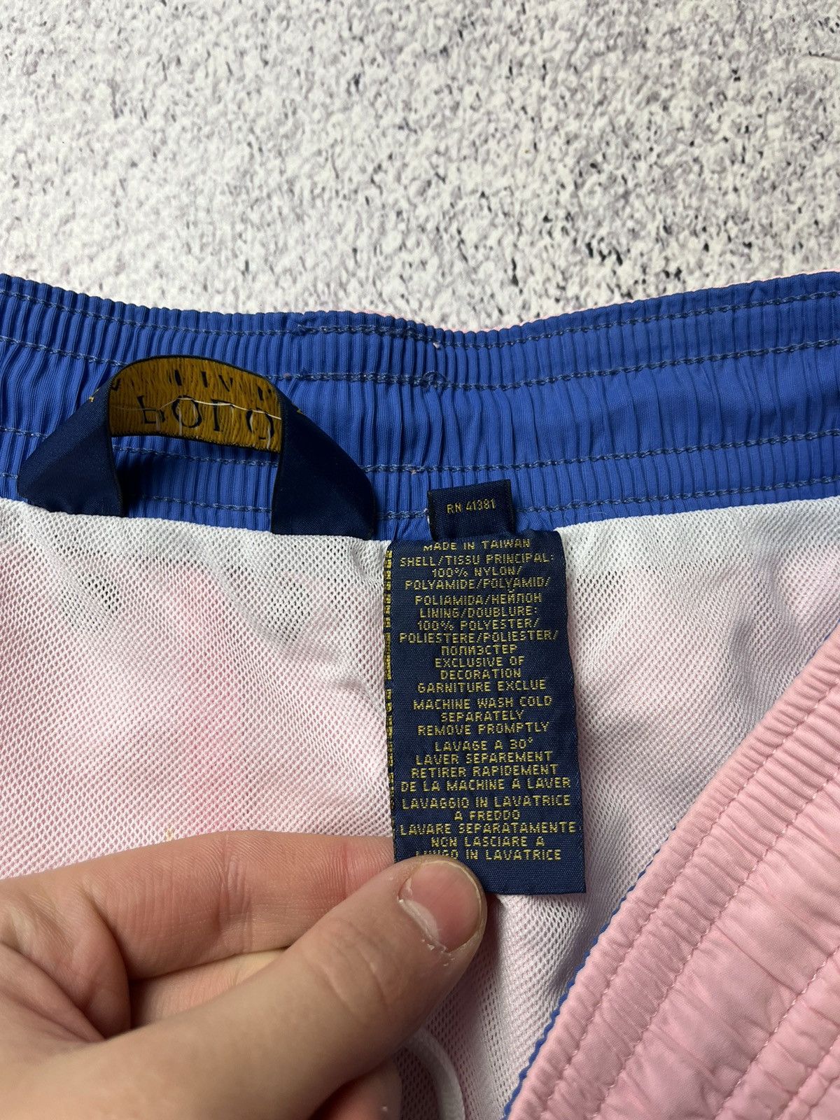 Polo Ralph Lauren Vintage Polo Ralph Lauren Swimming Shorts Y2K Size US 36 / EU 52 - 10 Thumbnail