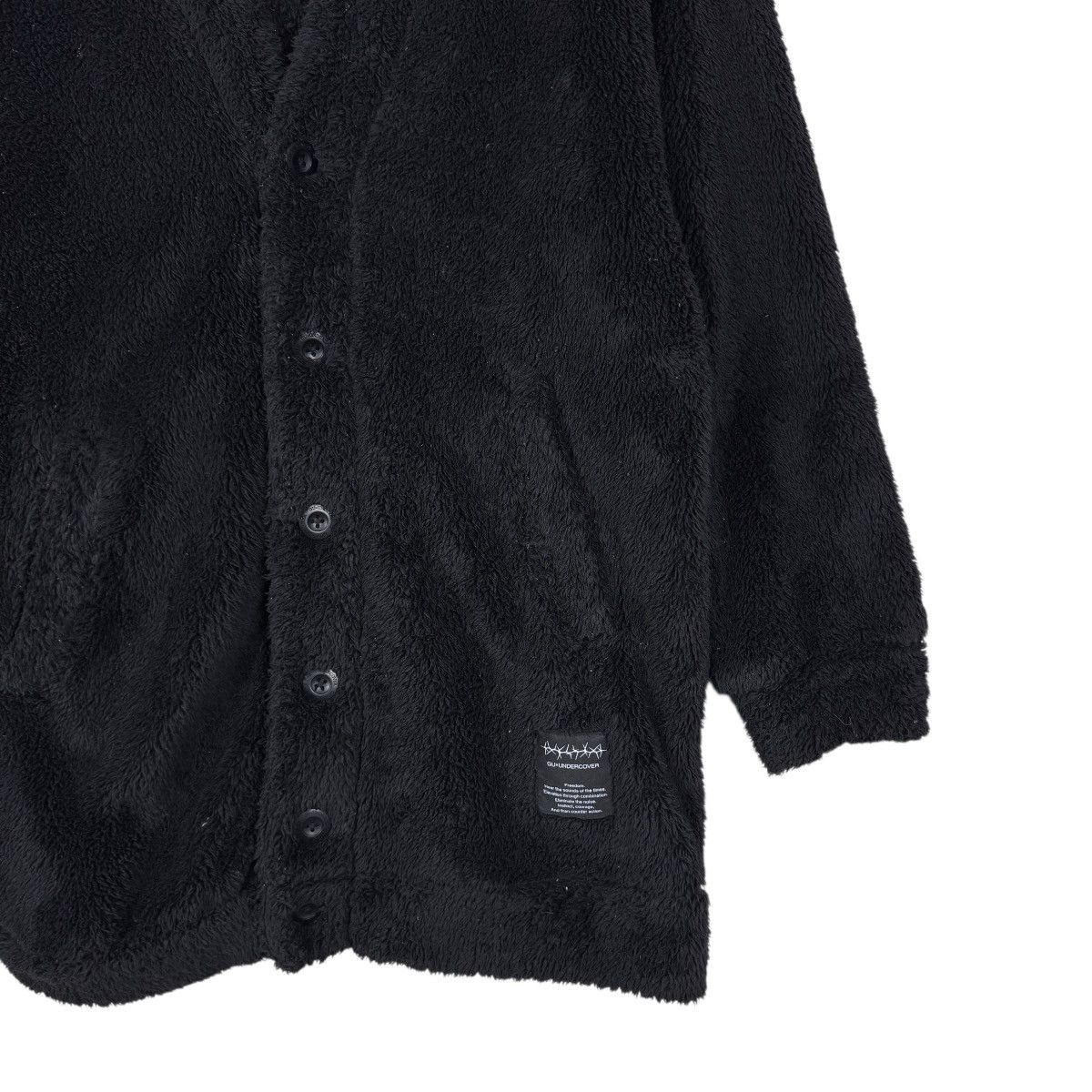 GU Undercover Gu faux fur Fleece button cadigan 🔥SHIP WITH DHL Size US M / EU 48-50 / 2 - 5 Thumbnail