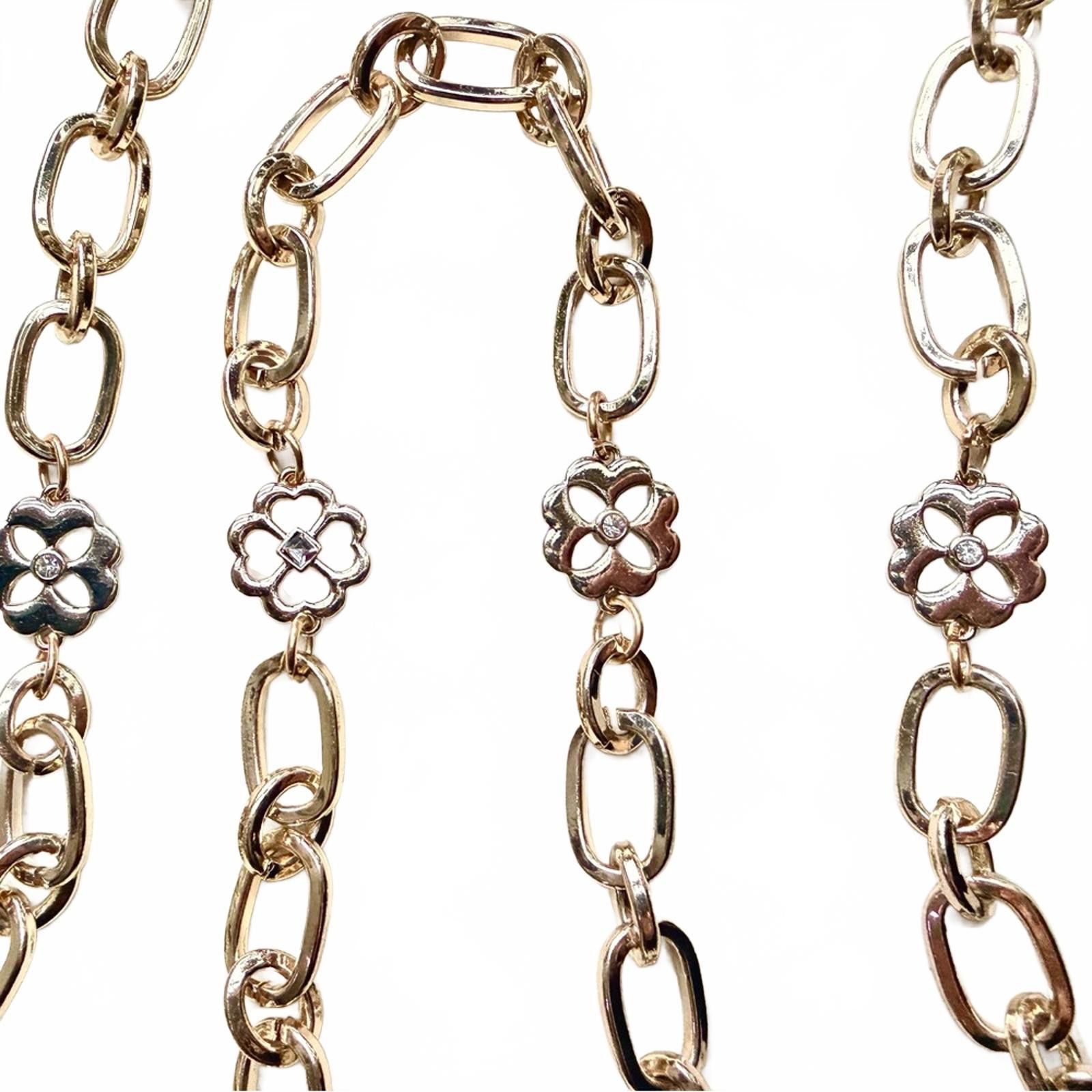 ♠️ Kate Spade Gold-Tone Chain Belt – Spade Motif, Adjustable