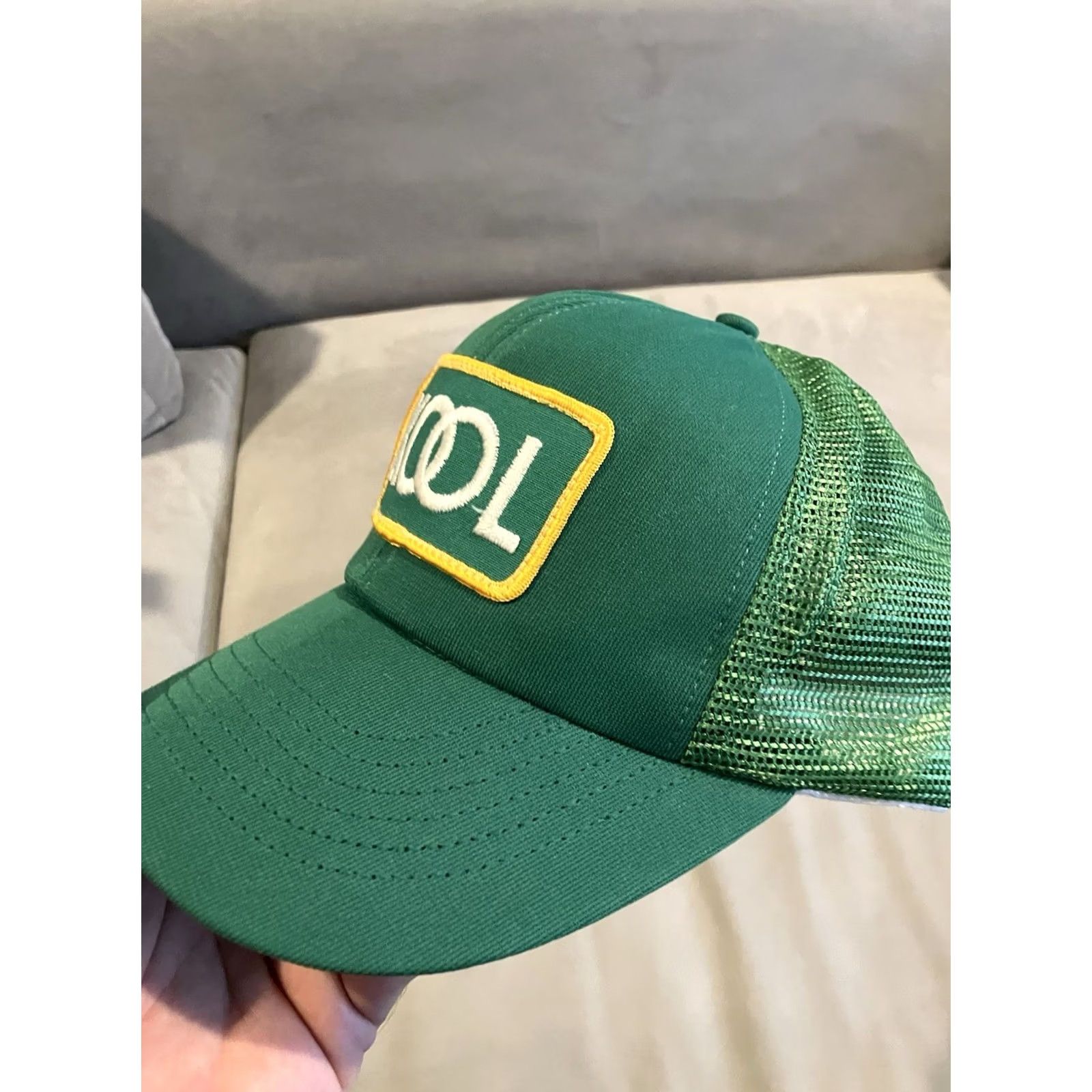 Vintage VINTAGE KOOL Trucker Snap Back Baseball Cap / Hat Men One Size Green Baseball Cap Hats Men Size ONE SIZE - 4 Thumbnail
