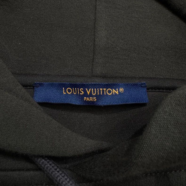 Louis Vuitton Louis Vuitton Turquoise Sunflower Drawstring Hoodie Nextarr Size US M / EU 48-50 / 2 - 2 Thumbnail