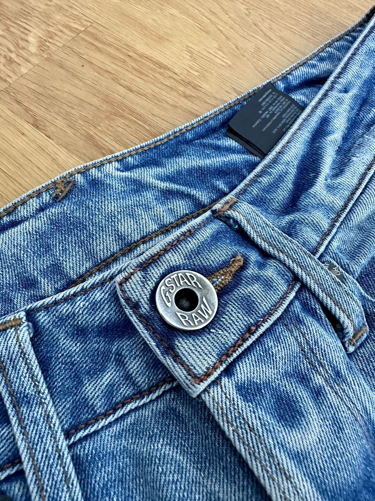 Faded Denim G-star Y2K Style Jeans