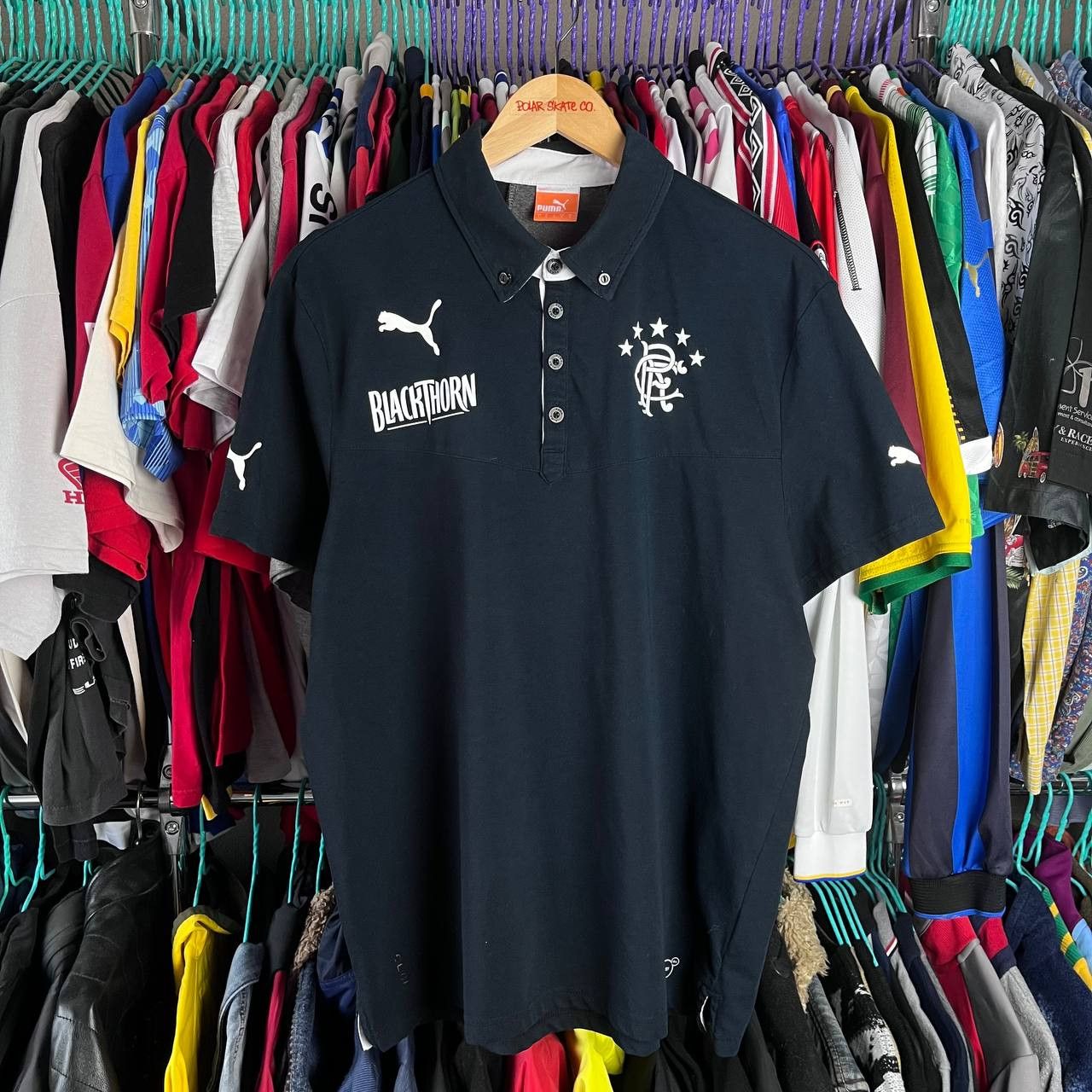 Puma Puma FC Glasgow Rangers 2013/2014 Football Soccer Jersey Size US L / EU 52-54 / 3 - 2 Thumbnail