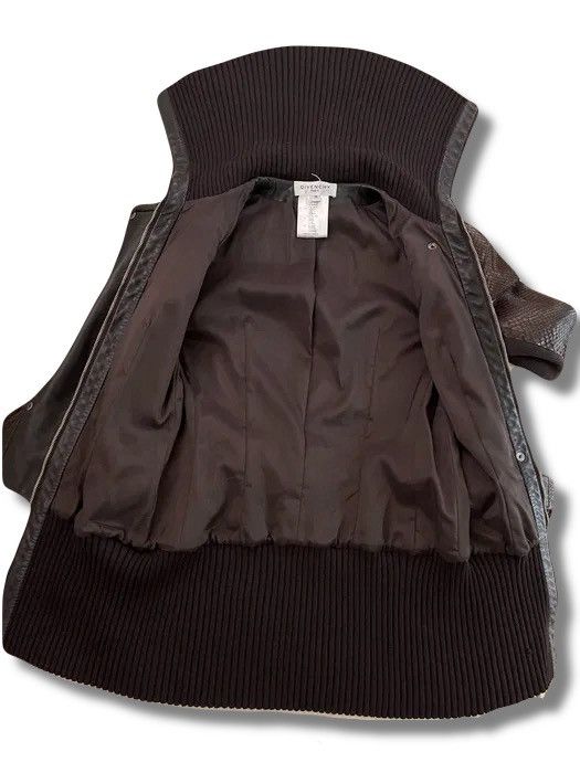 Givenchy FW2003 Givenchy Runway Phyton Leather Jacket Size S / US 4 / IT 40 - 8 Thumbnail