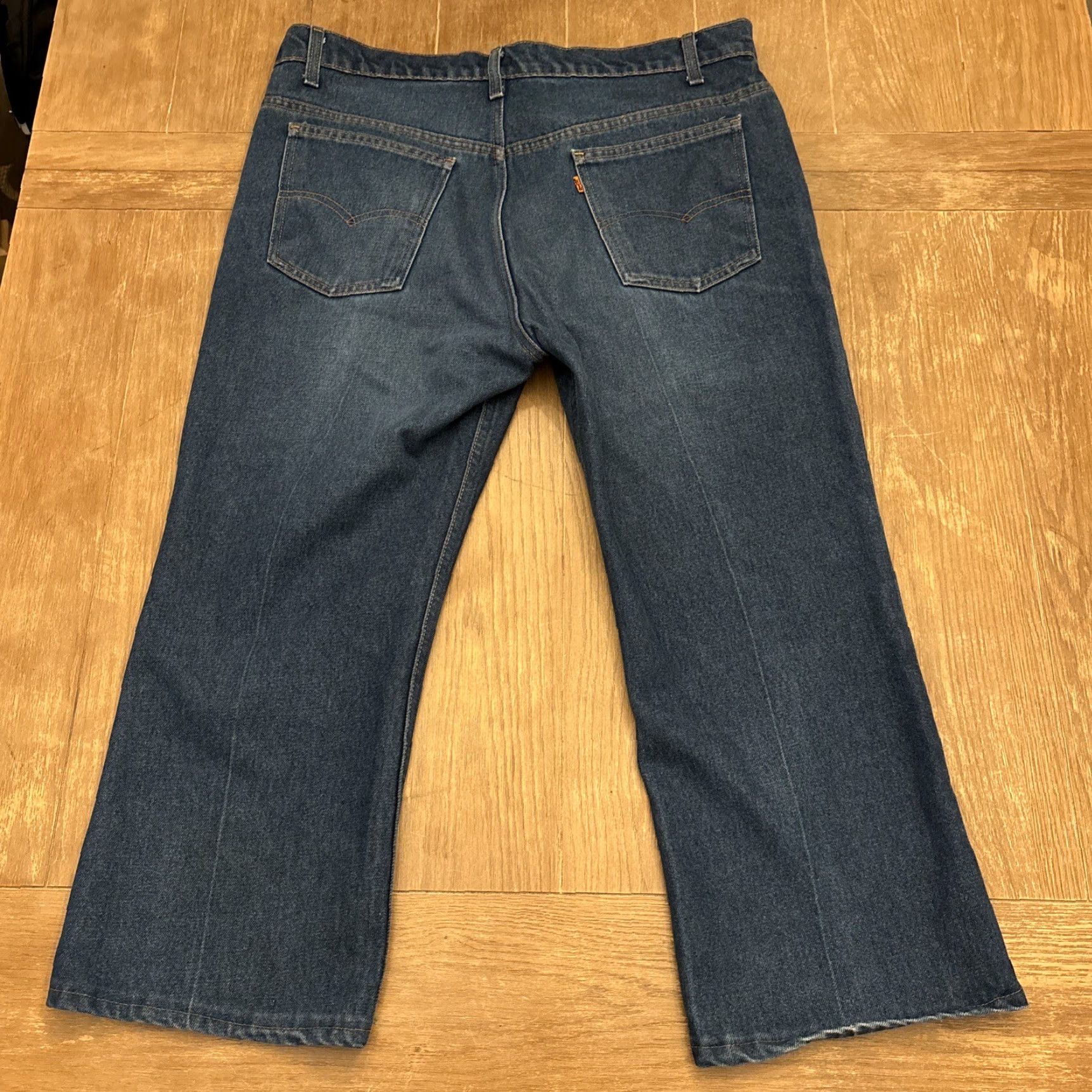 Levi's VINTAGE Levi's 575 Orange Tag Jeans 36x22 Blue Straight Mens Size US 36 / EU 52 - 2 Thumbnail