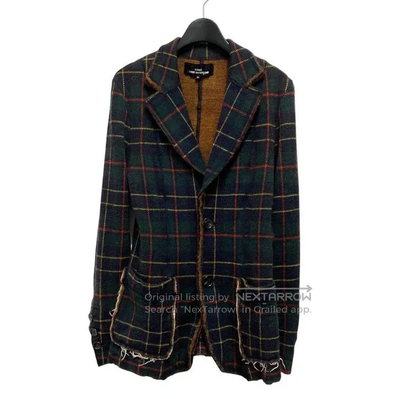 Comme des Garcons Comme Des Garcons Checked Napped Jacket Size S / US 4 / IT 40 - 1 Thumbnail