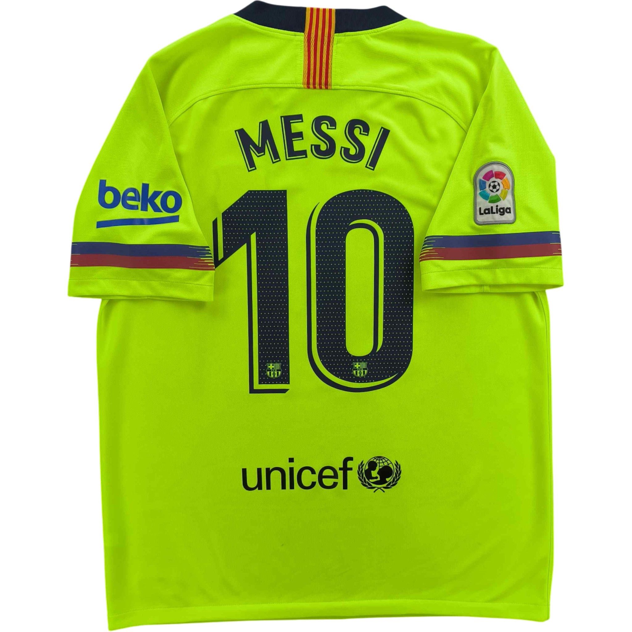 Nike FC Barcelona 2018-19 Nike away Messi football jersey size L