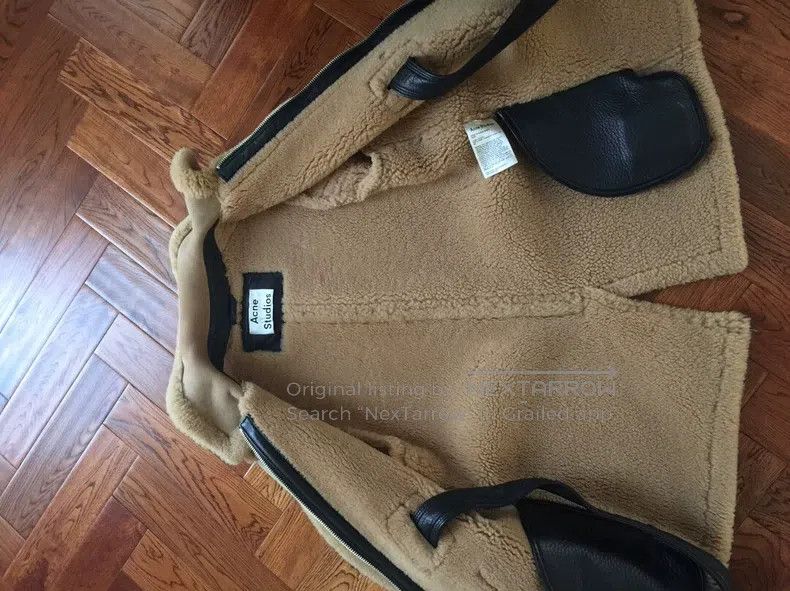 Acne Studios Acne Studios Shearling and Leather Combination Leather Coa Size XS / US 0-2 / IT 36-38 - 5 Thumbnail