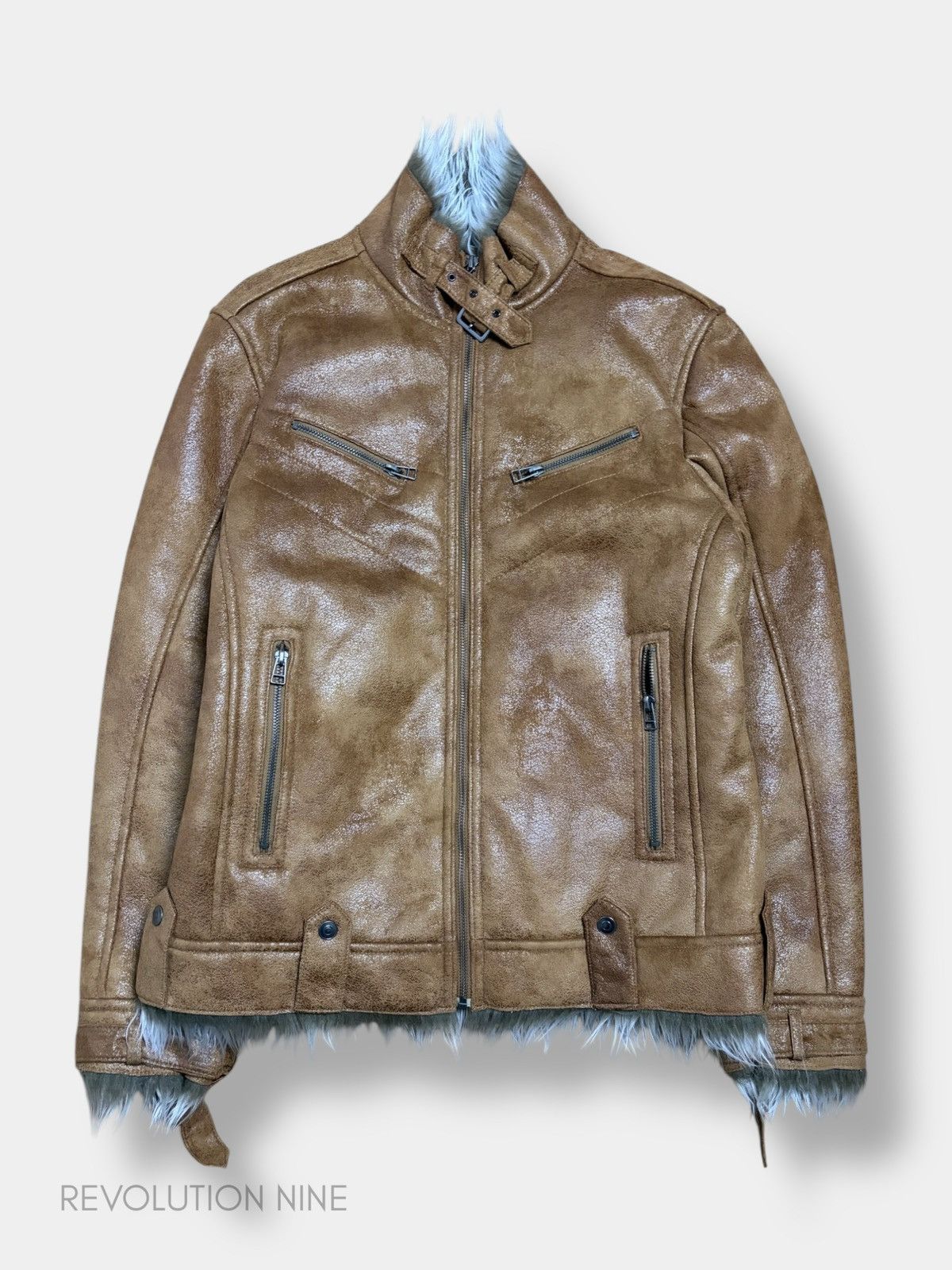 semanticdesign Semantic Design leather fur lined jacket Size US L / EU 52-54 / 3 - 2 Thumbnail