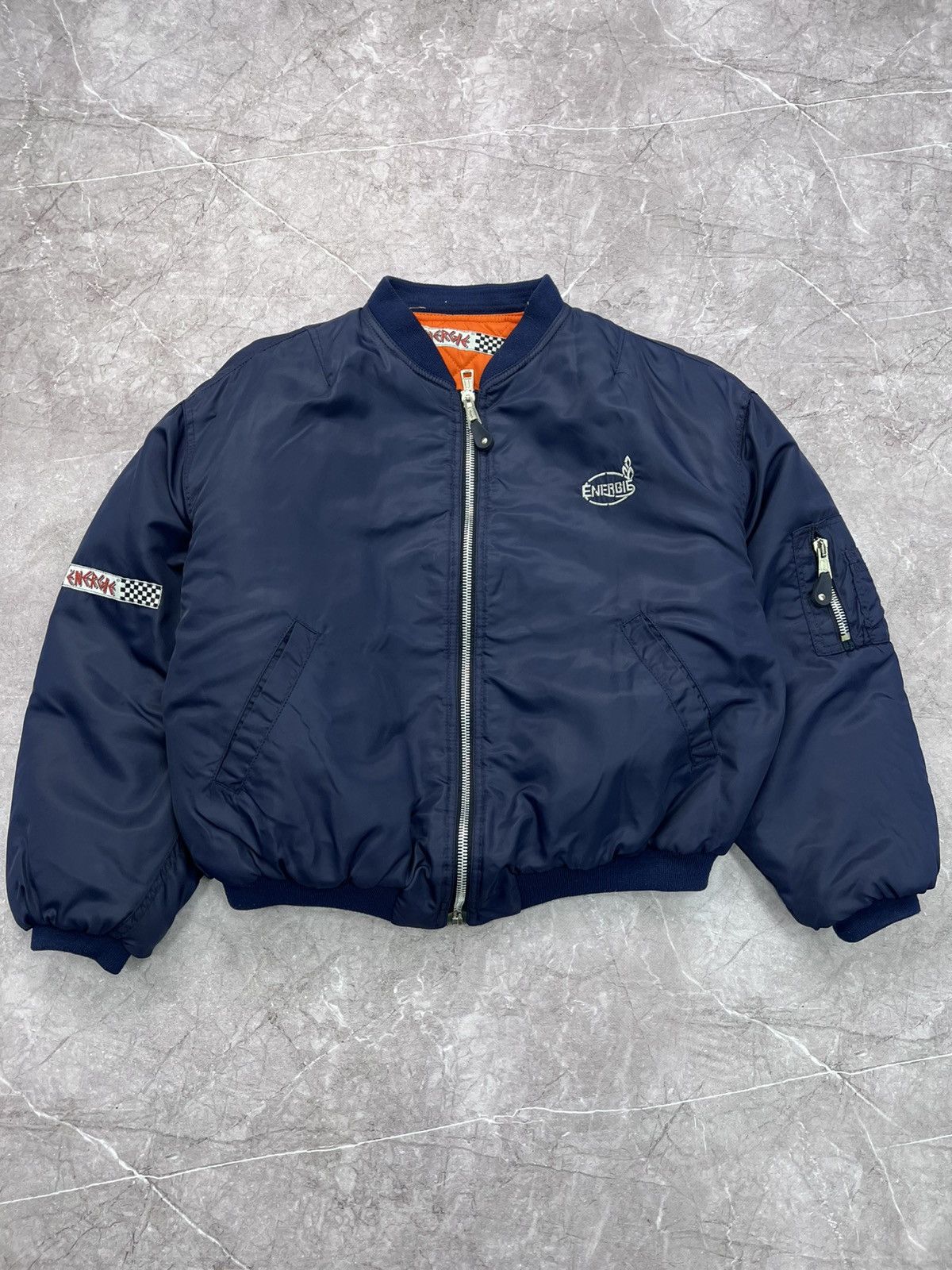 Ma 1 × Replay REVERSIBLE MILITARY bomber MA-1 jacket Avant